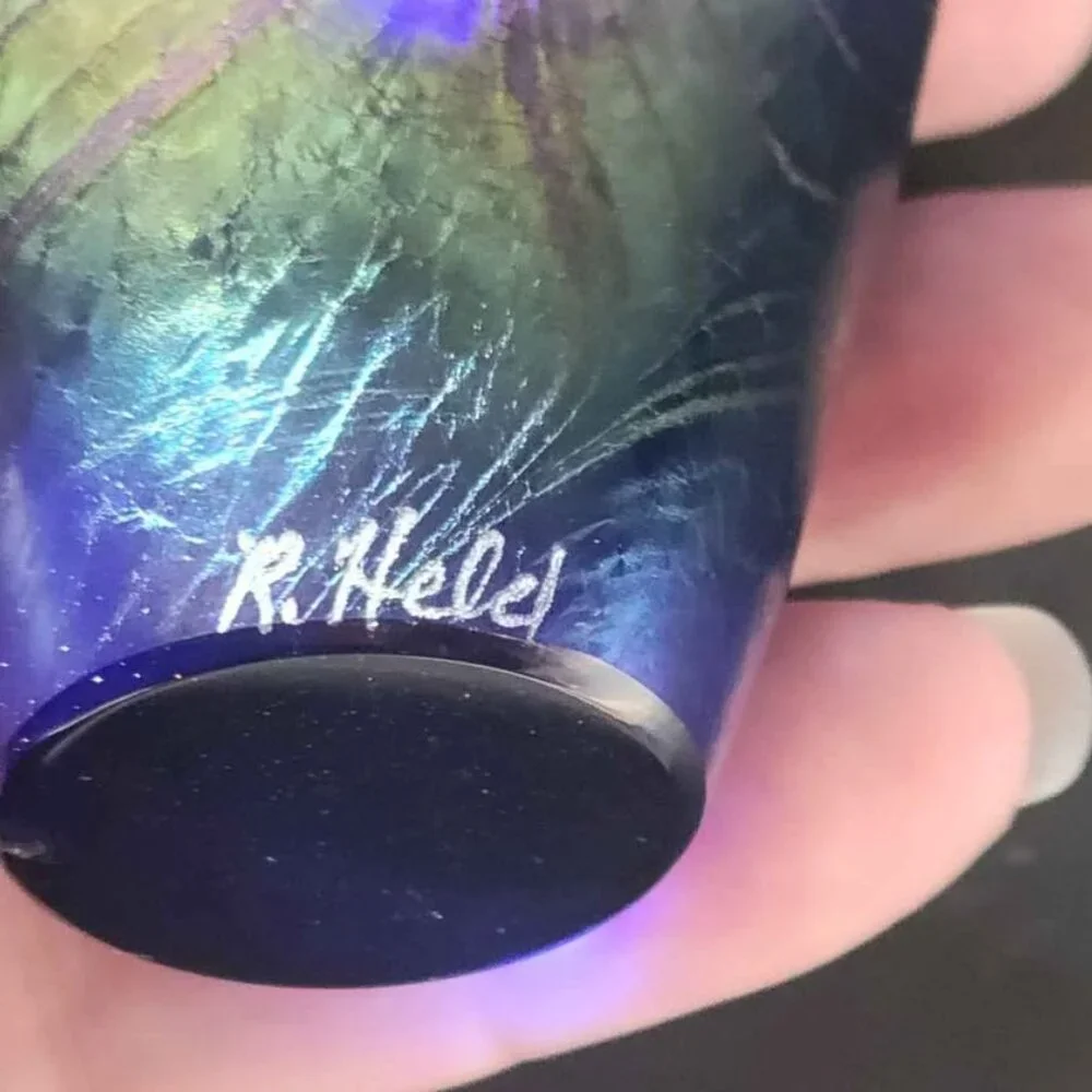 Robert Held Art Glass Bud Vase - Signed